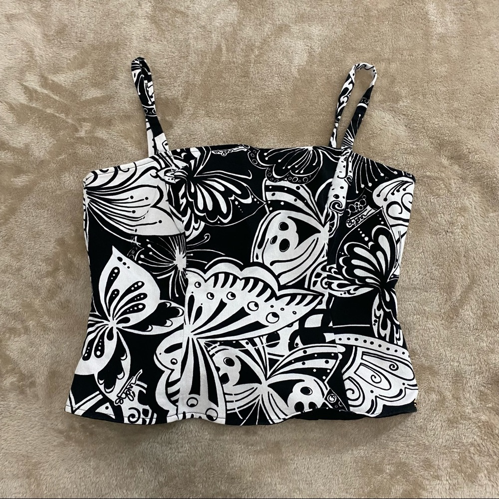 St John Sport Butterfly Corset Style Tank